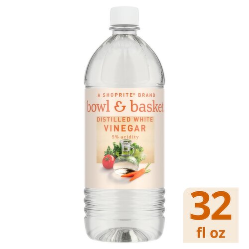 Bowl & Basket Distilled White Vinegar, 32 fl oz