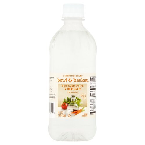 Bowl & Basket Distilled White Vinegar, 16 fl oz