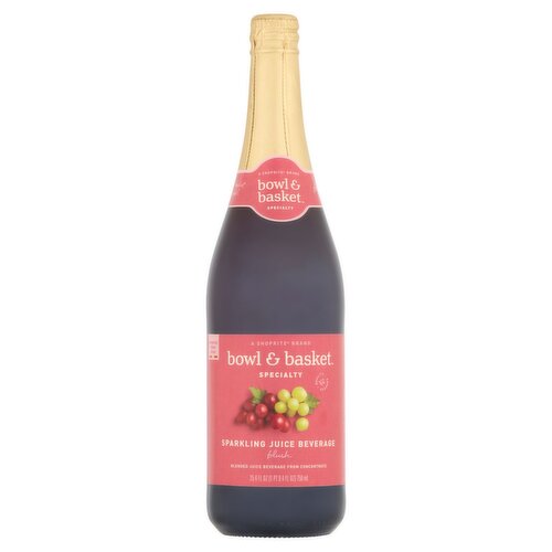 Bowl & Basket Specialty Blush Sparkling Juice Beverage, 25.4 fl oz