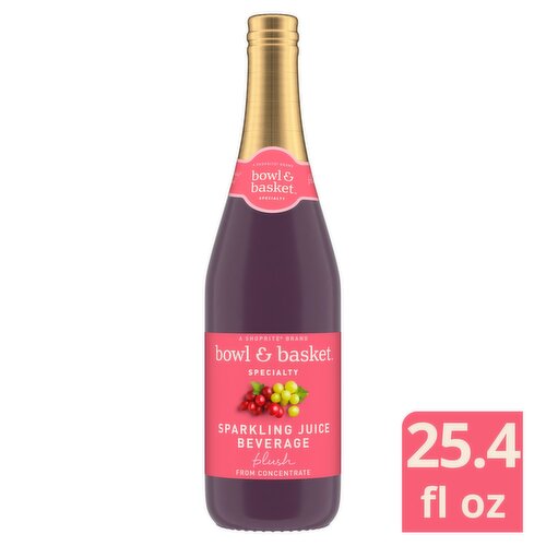 Bowl & Basket Specialty Blush Sparkling Juice Beverage, 25.4 fl oz