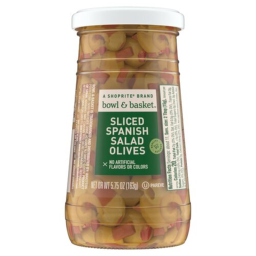 Bowl & Basket Spanish Sliced Salad Olives, 5.75 oz