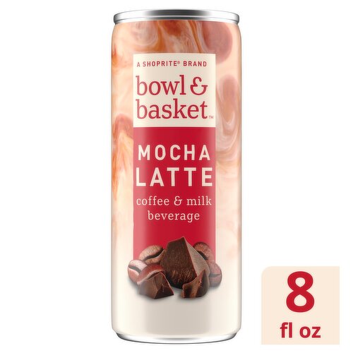 Bowl & Basket Mocha Latte Coffee & Milk Beverage, 8 fl oz