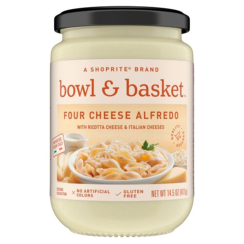 Bowl & Basket Four Cheese Alfredo, 14.5 oz