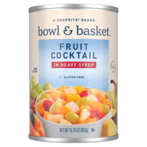 Bowl & Basket Fruit Cocktail in Heavy Syrup, 15.25 oz