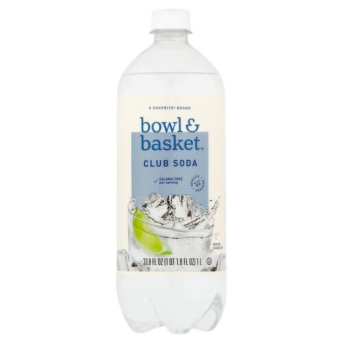 Bowl & Basket Club Soda, 33.8 fl oz