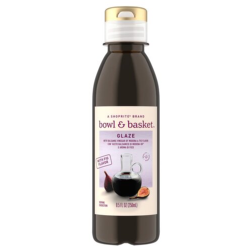 Bowl & Basket Glaze with Balsamic Vinegar of Modena & Fig Flavor, 8.5 fl oz