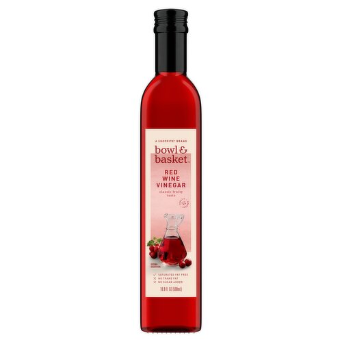 Bowl & Basket Red Wine Vinegar, 16.9 fl oz