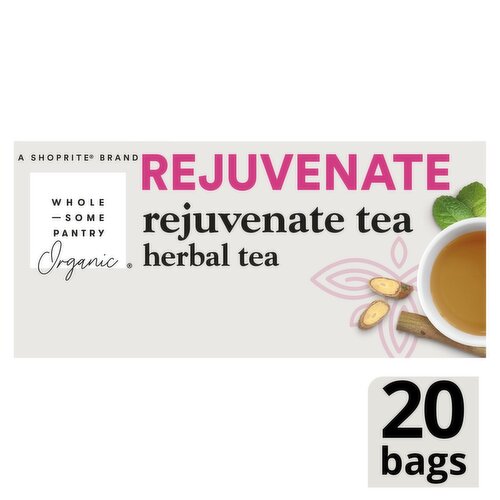 Wholesome Pantry Organic Rejuvenate Herbal Tea Bags, 20 count, 1.41 oz