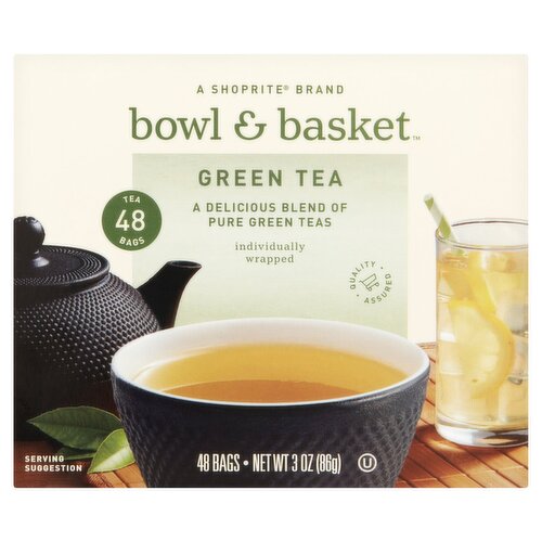 Bowl & Basket Green Tea Bags, 48 count, 3 oz