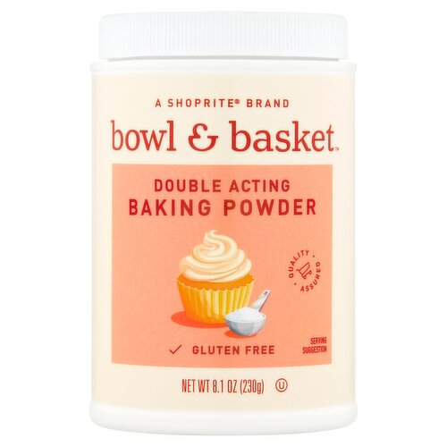 Bowl & Basket Double Acting Baking Powder, 8.1 oz