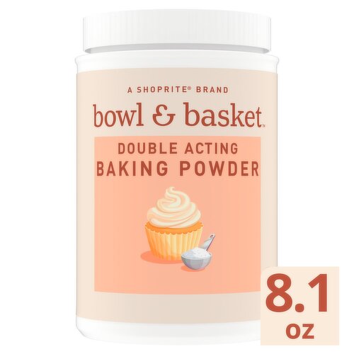 Bowl & Basket Double Acting Baking Powder, 8.1 oz