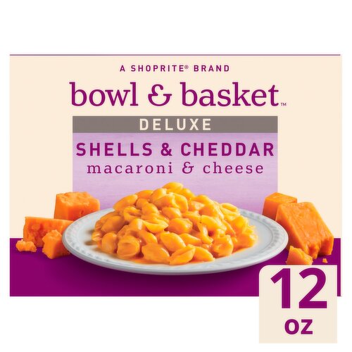 Bowl & Basket Deluxe Shells & Cheddar Macaroni & Cheese, 12 oz