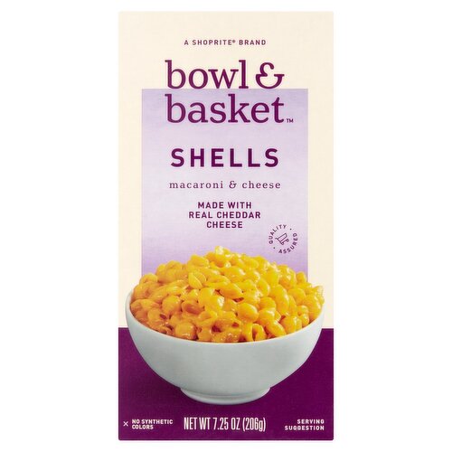 Bowl & Basket Shells Macaroni & Cheese, 7.25 oz