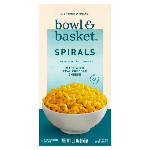 Bowl & Basket Spirals Macaroni & Cheese, 5.5 oz