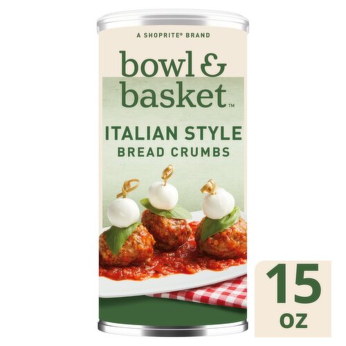 Bowl & Basket Italian Style Bread Crumbs, 15 oz