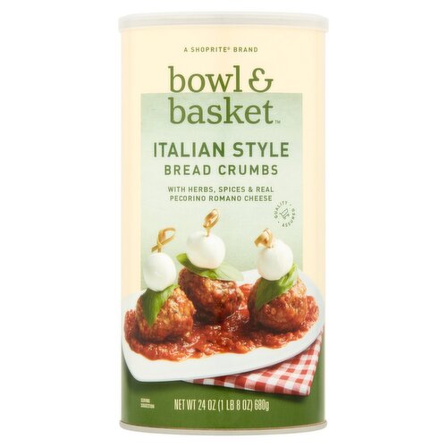 Bowl & Basket Italian Style Bread Crumbs, 24 oz