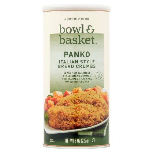 Bowl & Basket Panko Italian Style Bread Crumbs, 8 oz