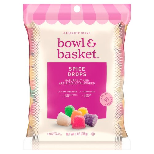 Bowl & Basket Spice Drops Gummy Candies, 9 oz