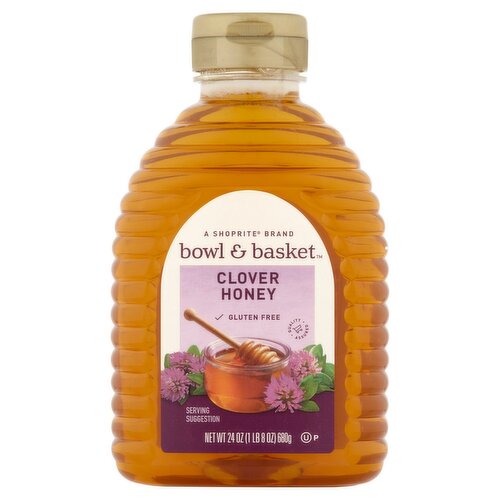 Bowl & Basket Clover Honey, Kosher for Passover, 24 oz