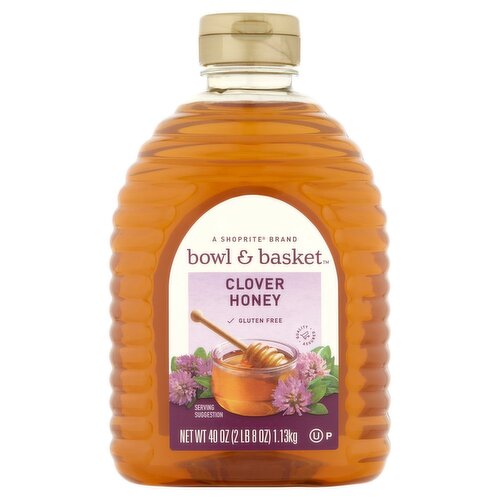 Bowl & Basket Clover Honey, Kosher for Passover, 40 oz