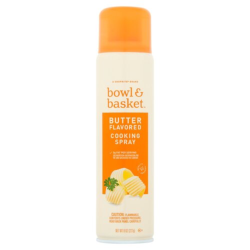 Bowl & Basket Butter Flavored Cooking Spray, 8 oz