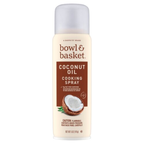 Bowl & Basket Coconut Oil Cooking Spray, 5 oz