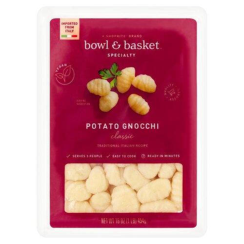 Bowl & Basket Specialty Classic Potato Gnocchi, 16 oz