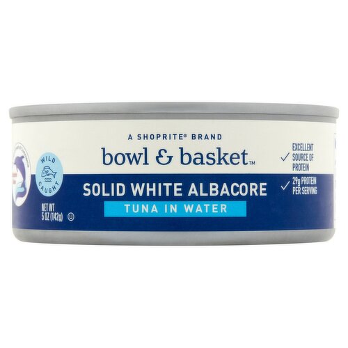 Bowl & Basket Solid White Albacore Tuna in Water, 5 oz