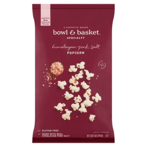 Bowl & Basket Specialty Himalayan Pink Salt Popcorn, 5 oz