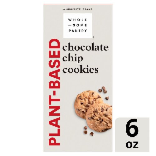 Wholesome Pantry Plant-Based Chocolate Chip Cookies, 6 oz