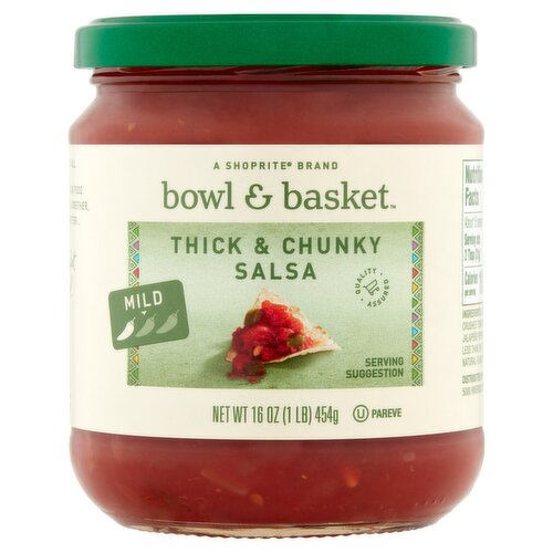 Bowl & Basket Mild Thick & Chunky Salsa, 16 oz