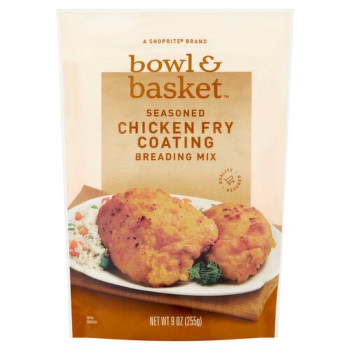 Bowl & Basket Seasoned Chicken Fry Coating Breading Mix, 9 oz