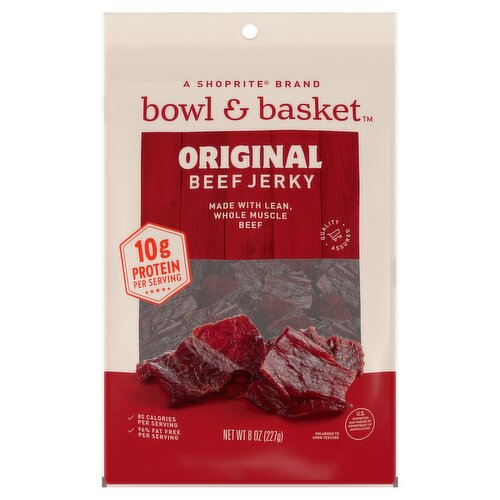 Bowl & Basket Original Beef Jerky, 8 oz