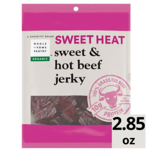 Wholesome Pantry Organic Sweet & Hot Beef Jerky, 2.85 oz