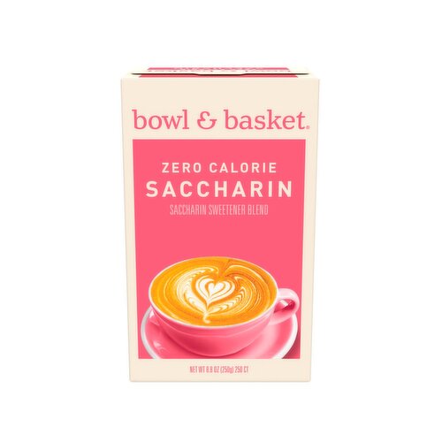 Bowl & Basket Zero Calorie Saccharin, 250 count, 8.8 oz