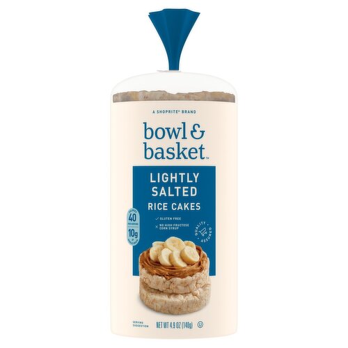 Bowl & Basket Lightly Salted Rice Cakes, 4.9 oz