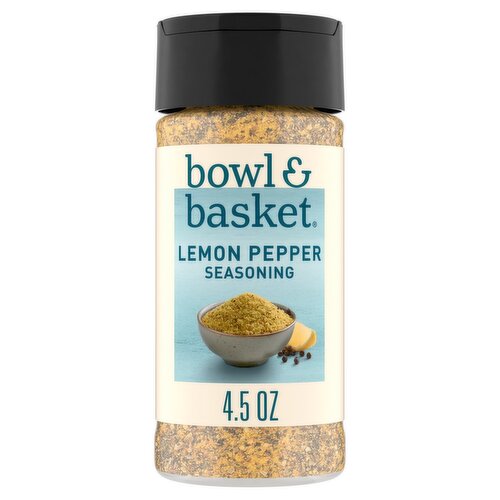 Bowl & Basket Lemon Pepper Seasoning, 4.5 oz
