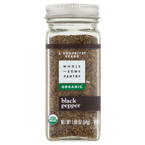 Wholesome Pantry Organic Black Pepper, 1.90 oz