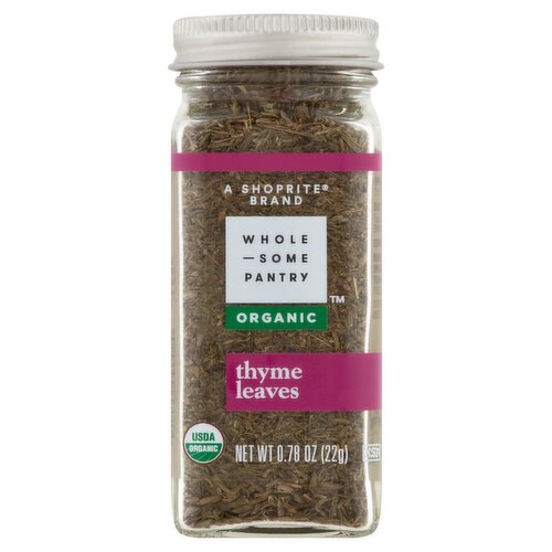 Wholesome Pantry Organic Thyme Leaves, 0.78 oz