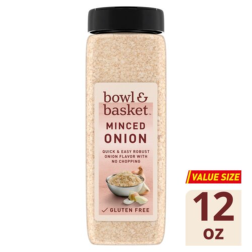 Bowl & Basket Minced Onion Value Size, 12 oz