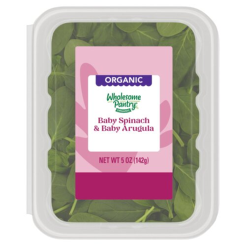 Wholesome Pantry Organic Baby Spinach & Baby Arugula, 5 oz