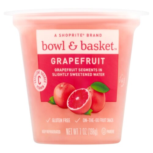 Bowl & Basket Grapefruit Segments in Slightly Sweetened Water, 7 oz