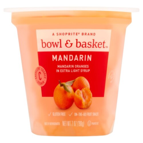 Bowl & Basket Mandarin Oranges in Extra Light Syrup, 7 oz