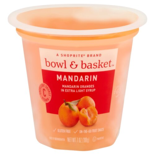 Bowl & Basket Mandarin Oranges in Extra Light Syrup, 7 oz