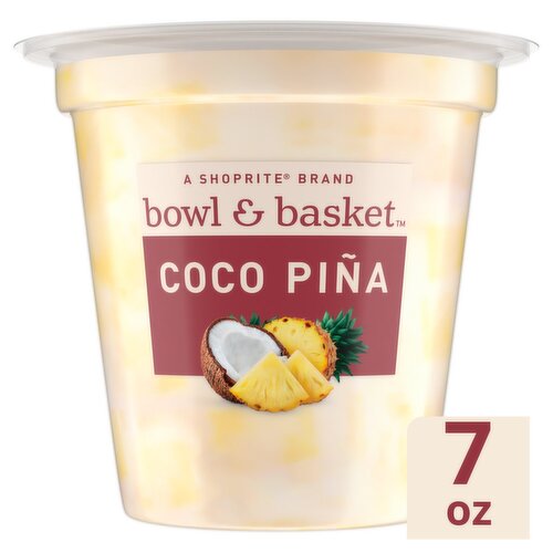 Bowl & Basket Coco Piña Pineapple Chunks in Sweetened Coconut Milk & Water, 7 oz