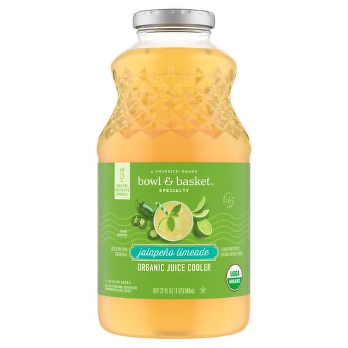 Bowl & Basket Speciality Jalapeño Limeade Organic Juice Cooler, 32 fl oz