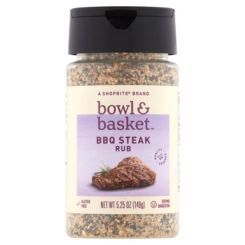 Bowl & Basket BBQ Steak Rub, 5.25 oz