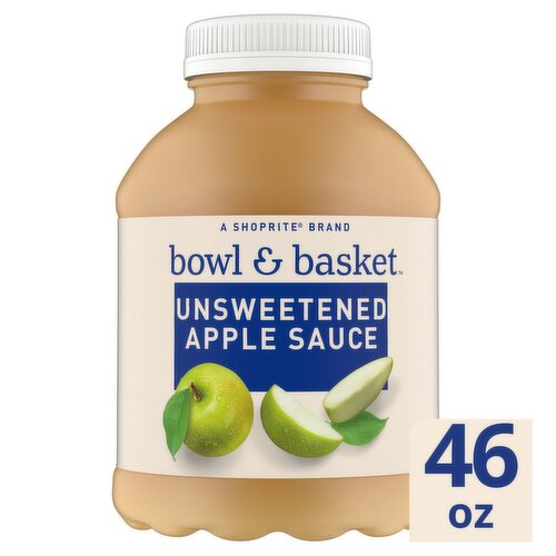 Bowl & Basket Unsweetened Apple Sauce, 46 oz