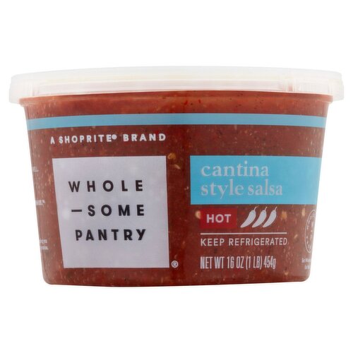 Wholesome Pantry Cantina Style Hot Salsa, 16 oz