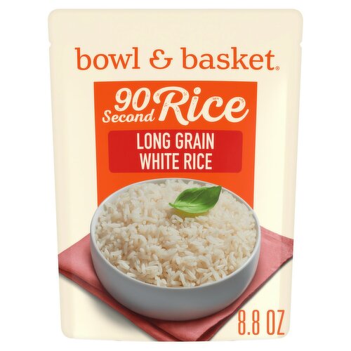 Bowl & Basket 90 Second Long Grain White Rice, 8.8 oz